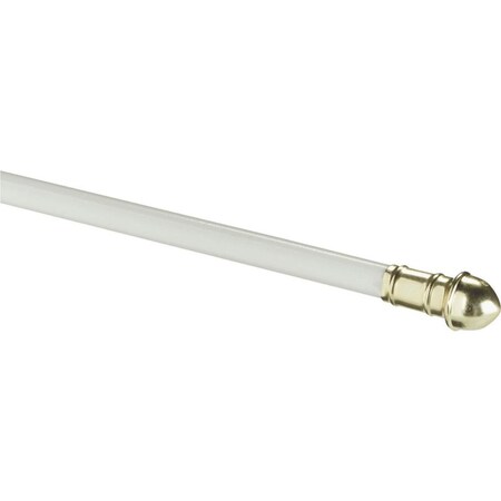 Kenney Mfg CAFE ROD SILVER 48-84""L KN387/1